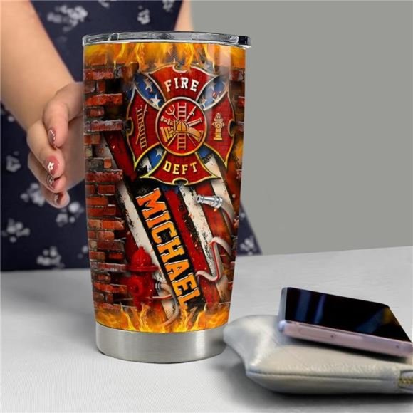 Personalized Tumbler American Flag Tumblers Stainless Steel Tumblers 20oz 30oz - Picture 5 of 8